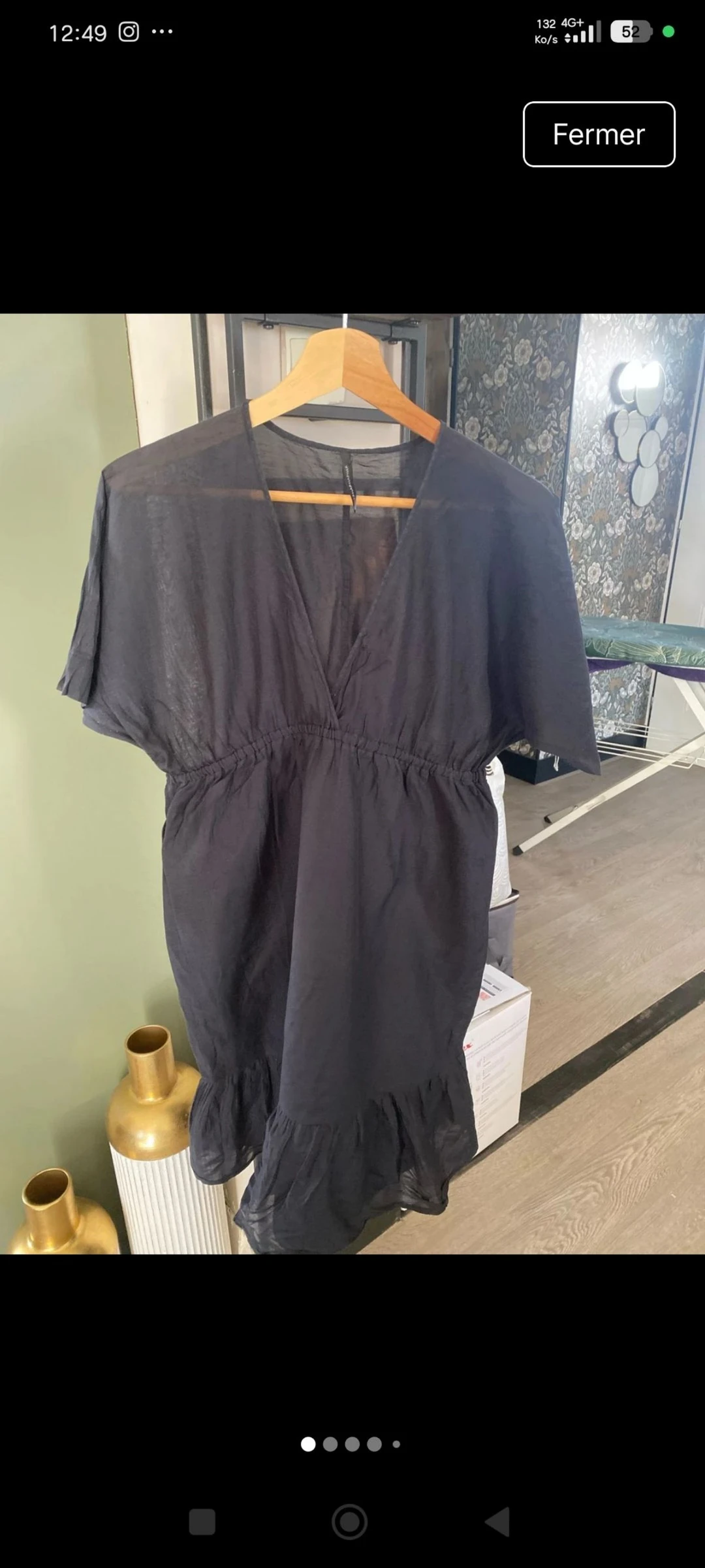 Robe noir Naf Naf 
